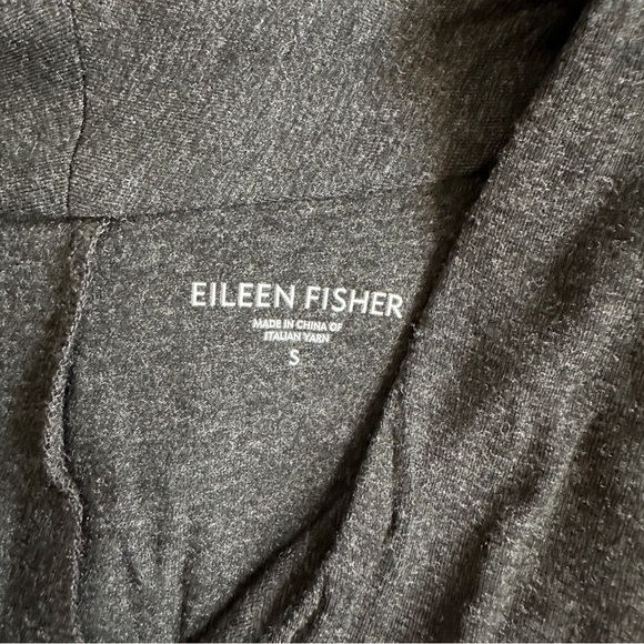 EILEEN FISHER High Back Long Sleeve V-Neck Knee Length Dress - Picture 8 of 10